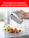 Betty Crocker 7-Speed Power Up Hand Mixer with Beaters, Dough Hooks and Stand