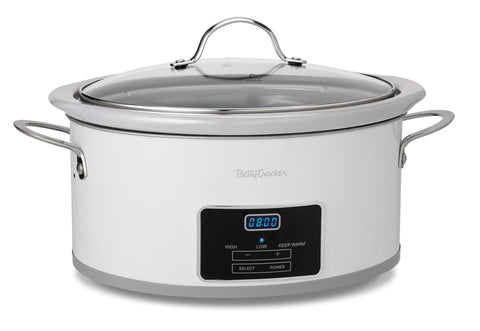 Betty Crocker 6QT Oval Digital Slow Cooker