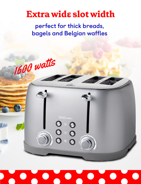 Betty Crocker 4-Slice Multi-Function Toaster