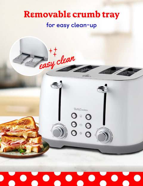 Betty Crocker 4-Slice Multi-Function Toaster